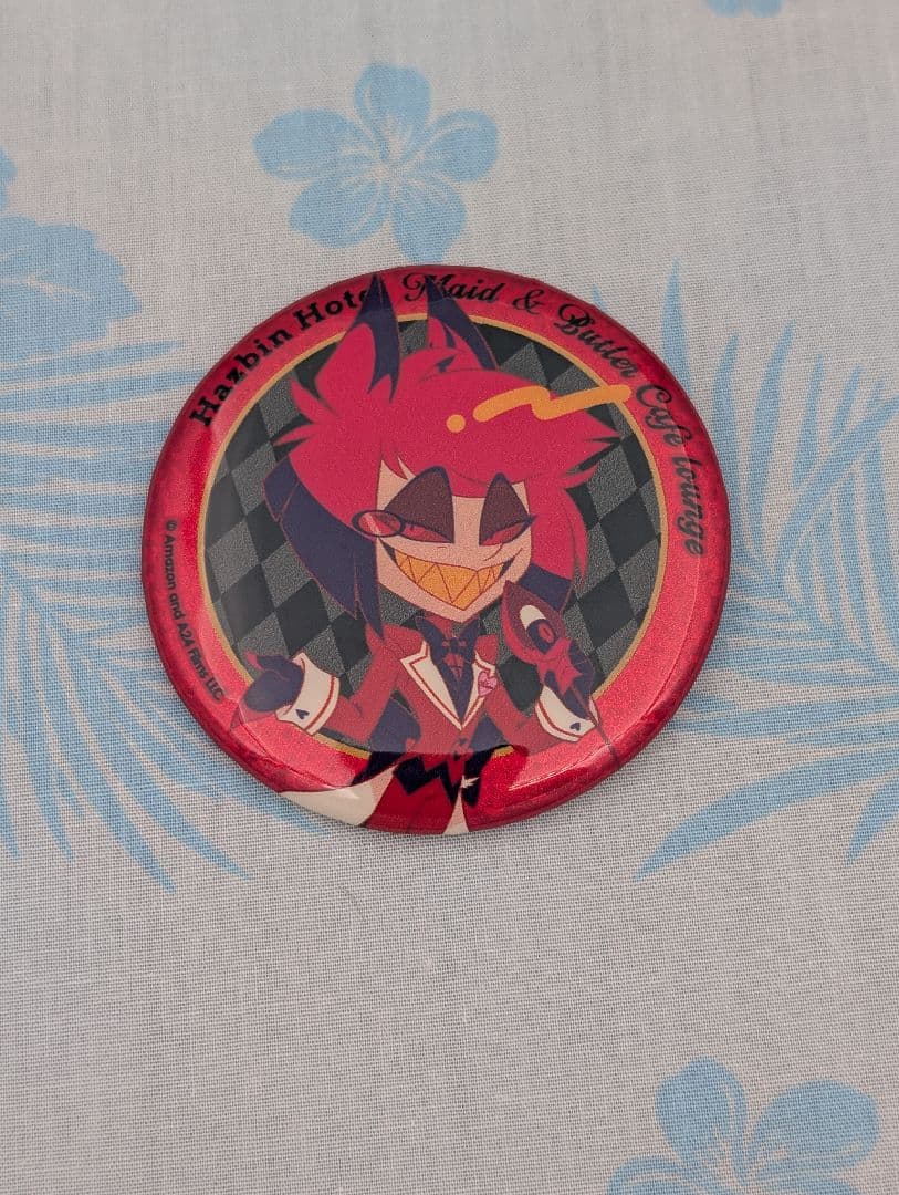 a*照様 ハズビンホテル トレーディング グリッター缶バッジB