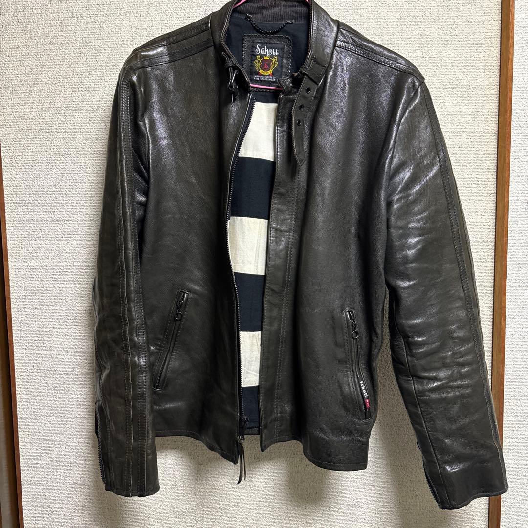 ショット クラシックレーサーレザージャケット ゴートスキン 楽天市場】schott クラシックレーサー（コート・ジャケット｜メンズ