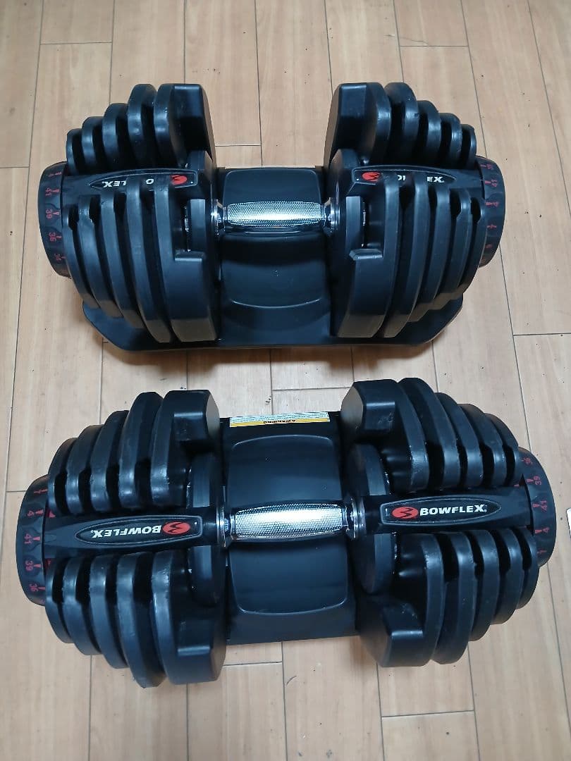 ② BOWFLEX ボウフレックス 可変式ダンベル 約41Kg x 1個 - メルカリ