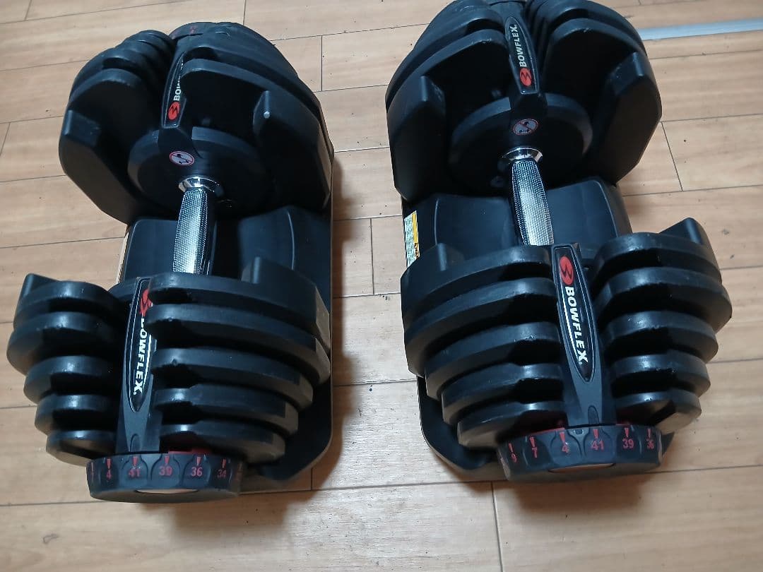 ② BOWFLEX ボウフレックス 可変式ダンベル 約41Kg x 1個 - メルカリ