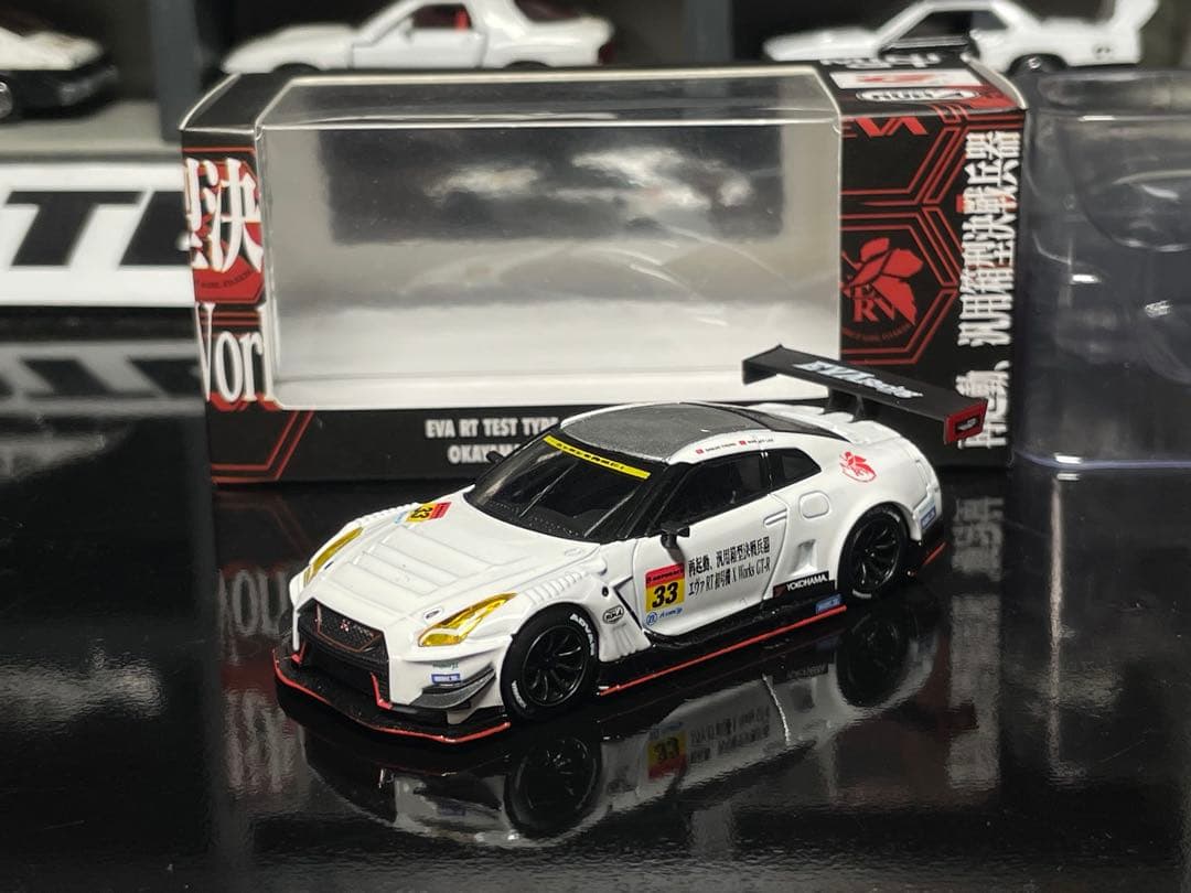POPRACE 香港限定 エヴァンゲリオン 日産 GT-R GT3 1/64