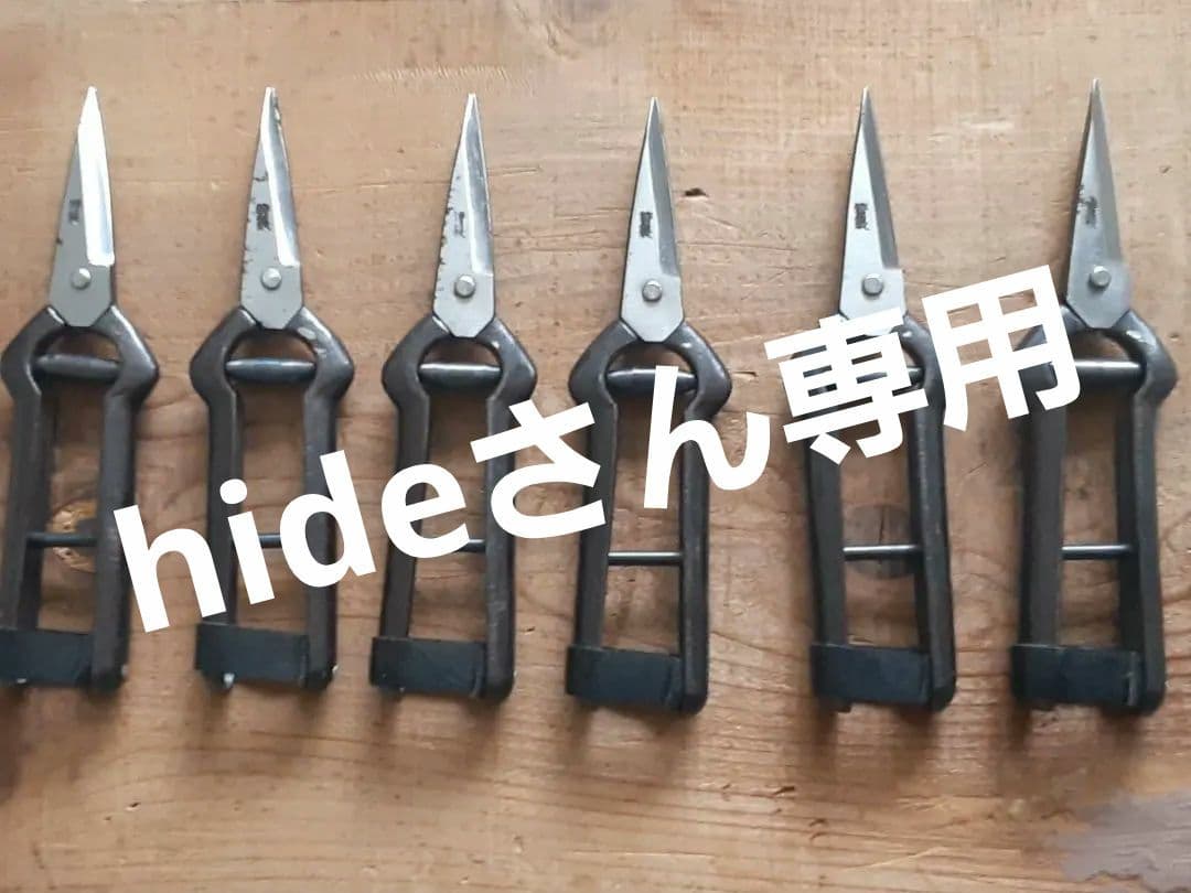 値下げ越後鍛冶職人手作り剪定型芽切り４本 職人手作り 芽切ばさみ8インチ（本革巻） - GARDEN ROOMS - ポール