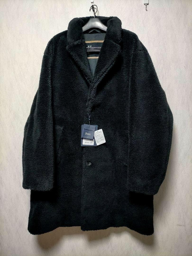 新品タグ付き　ヘルノ HERNO　23AW　ボア　コート　サイズ52