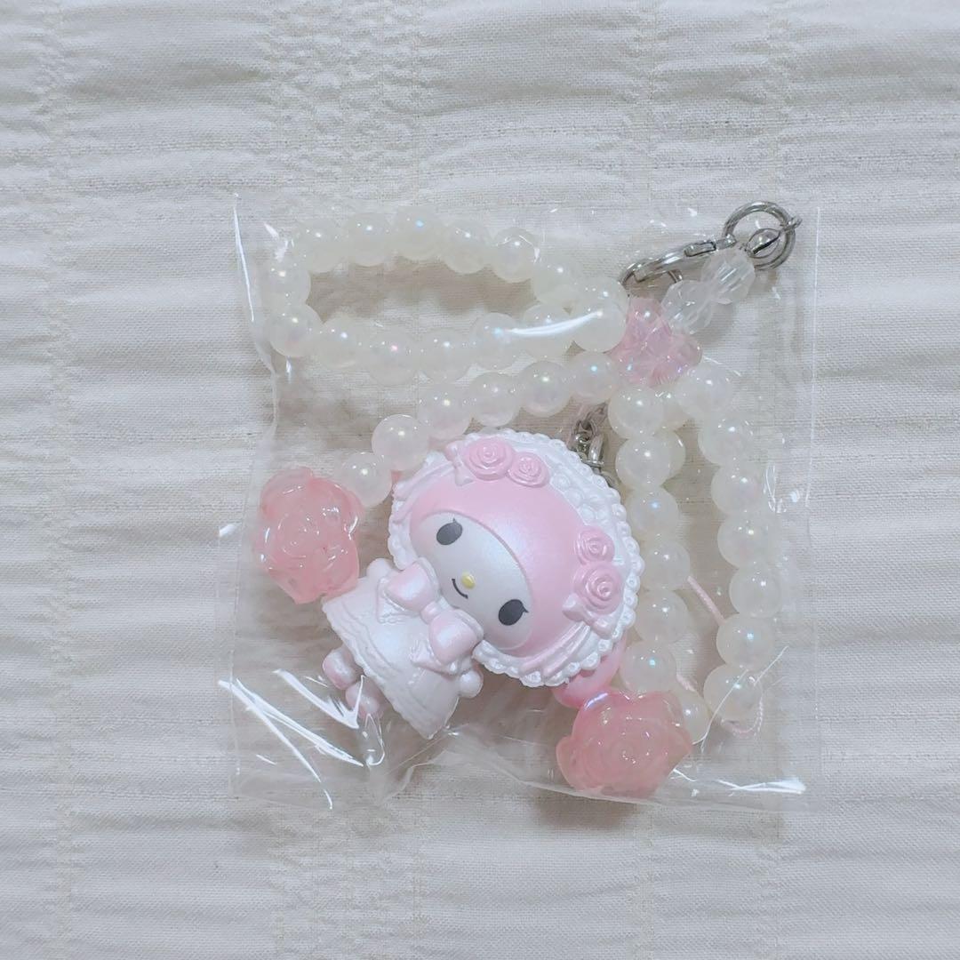 サンリオ ホワイトフリルデザイン シークレットストラップ マイ