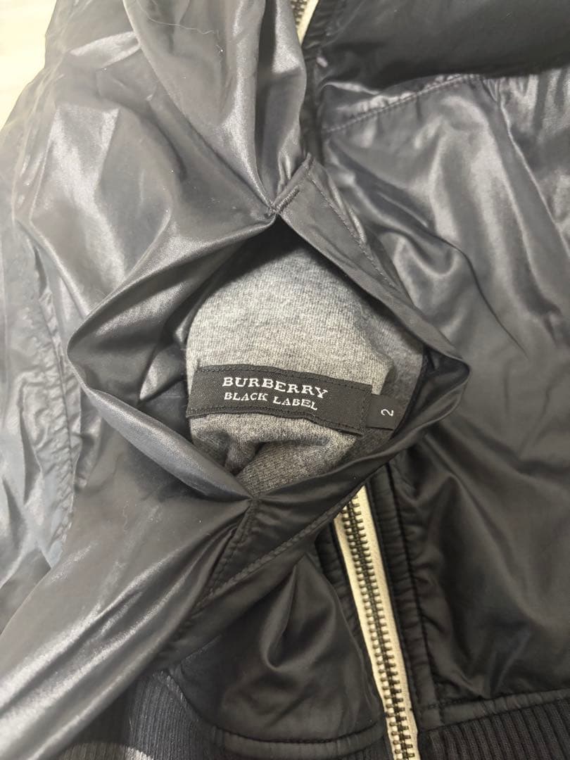 希少✨️BURBERRY BLACK LABELリバーシブルナイロンジャケット M