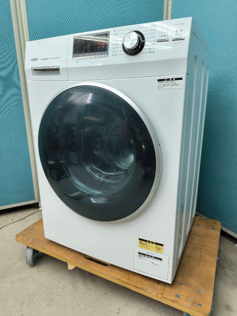 2022年製　AQUA　ドラム式全自動洗濯機 洗濯8kg　AQW-FV800E ヨドバシ.com - AQUA アクア ドラム式洗濯機 8kg 左開き ホワイト AQW