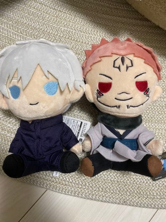 呪術廻戦 ぬいぐるみ　五条悟　両面宿儺 爆買 呪術廻戦 ぬいぐるみ vol.4 全2種 五条悟 両面宿儺 : Beautiful