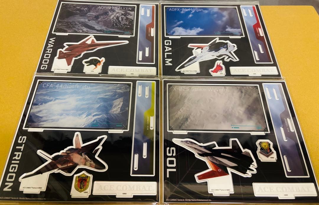 エースコンバット アクスタ キーホルダー ステッカー カード ポストカード エースコンバット