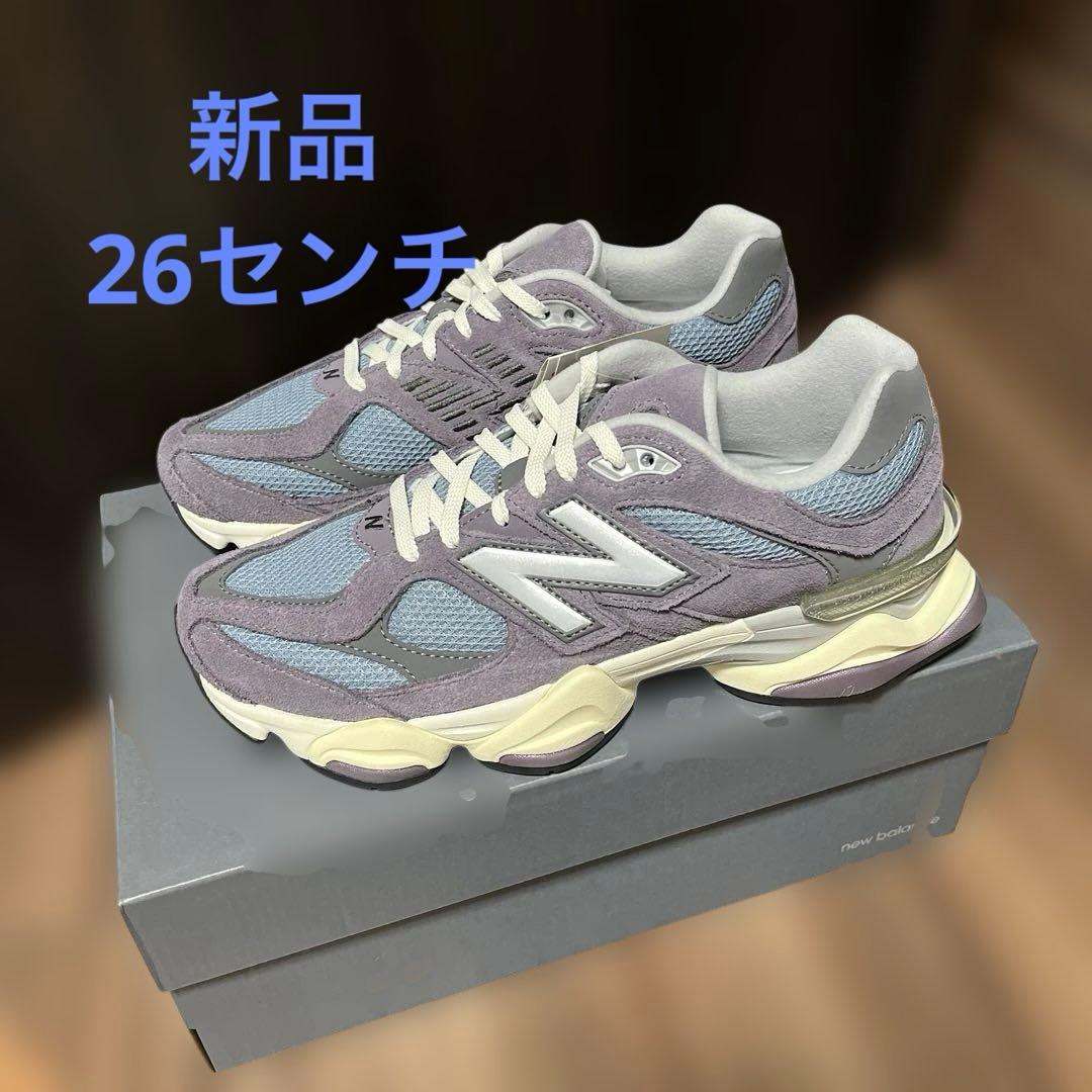 ち*ー様 New Balance 9060パープル/グレー スニーカー