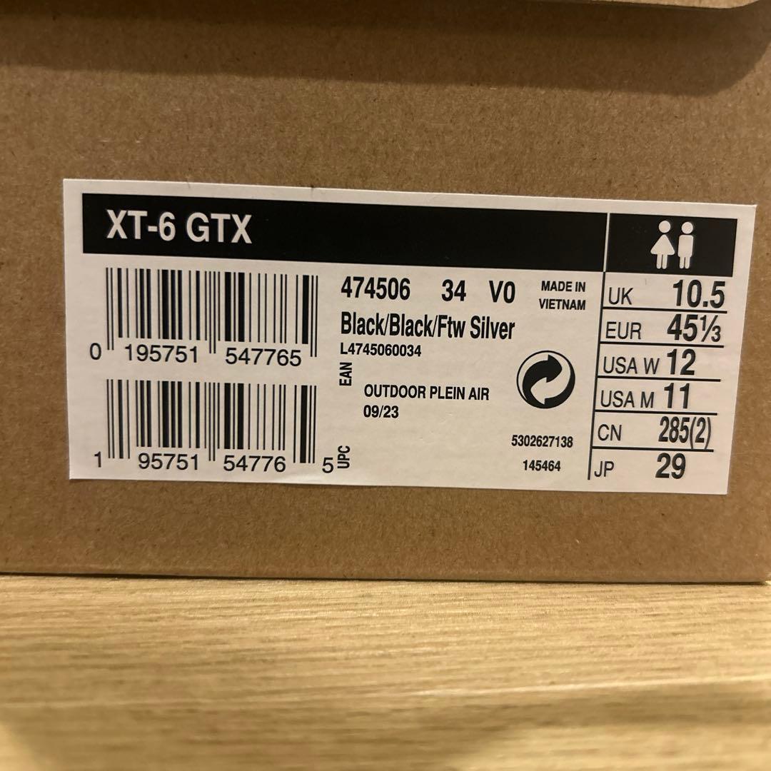 靴 SALMON XT-6 GTX 29.0cm