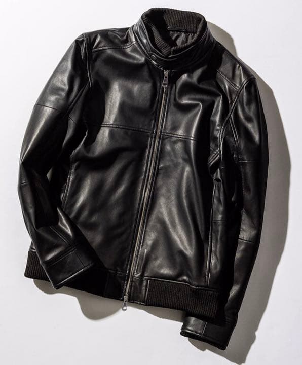 お*れ様 レザーブルゾン　AKM contemporary