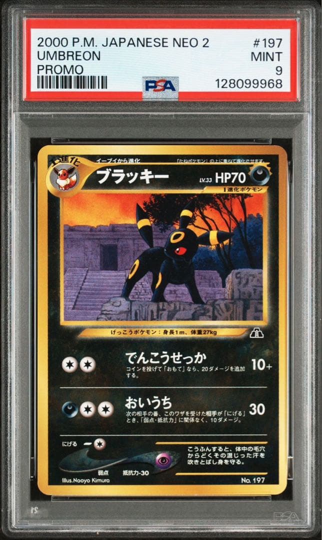 【PSA9】ブラッキー 旧裏 プレミアムファイル2 プロモ