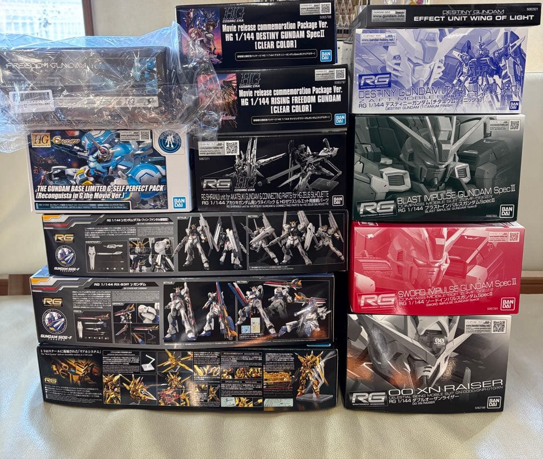 ガンプラまとめ売り RG.HGなど13セット