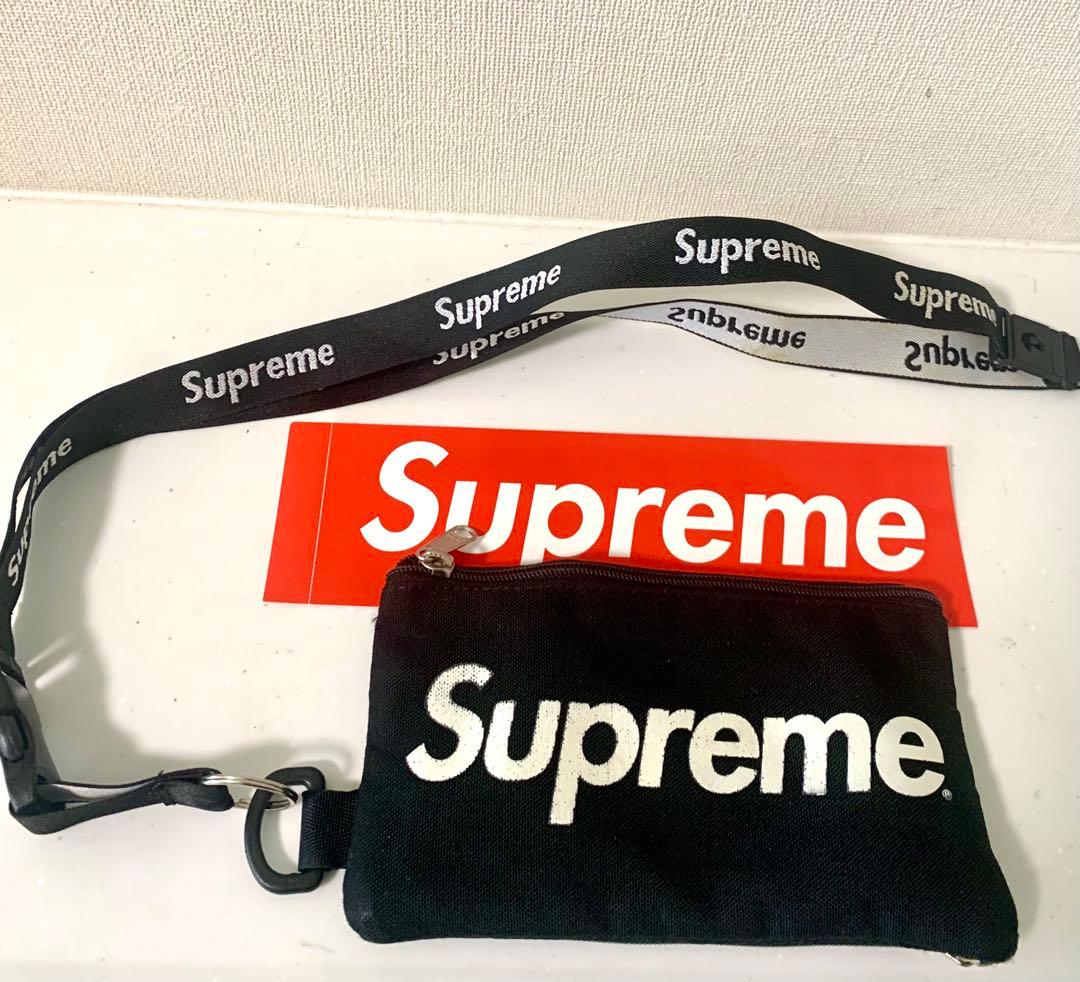 supreme ミニケース　ポーチ　ケース　ストラップ付き
