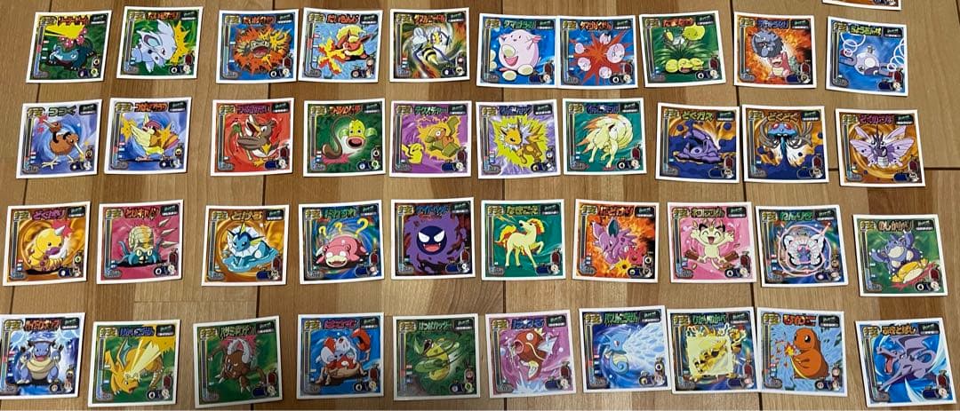 最強シール列伝 【技】117枚まとめ売り ポケモンシール - メルカリ