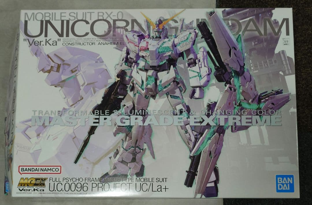 【未組立】MGEX 1/100 ユニコーンガンダム Ver.Ka MGEX 1/100 ユニコーンガンダム Ver.Ka」本日発売 - HOBBY Watch
