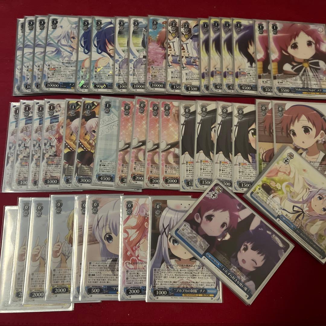 ヴァイスシュヴァルツ　ごちうさ８門デッキ　デッキパーツ付き