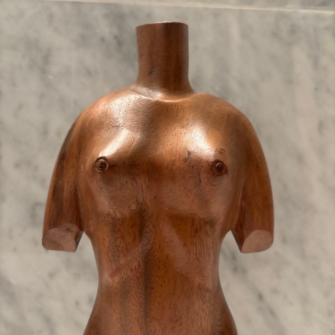 アメリカビンテージ ミッドセンチュリー生命感のある造形美 裸婦像の