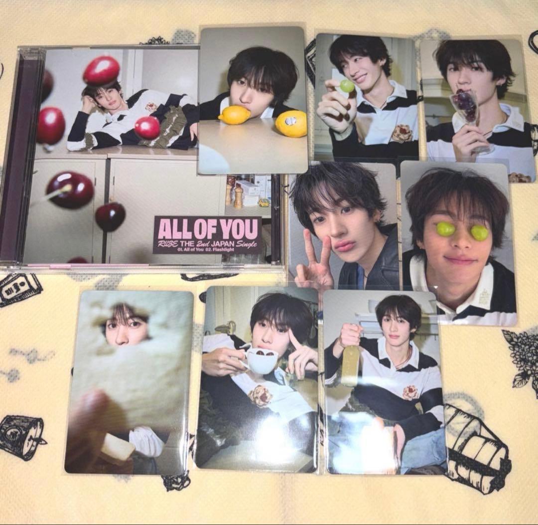 RIIZE アントン ソロジャケット トレカ 封入 All of you ソロ - メルカリ