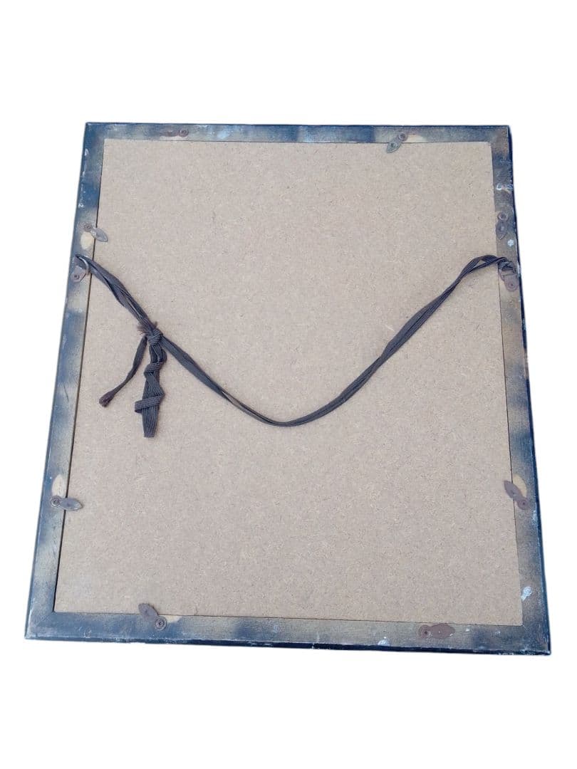 原画 油絵 【内川義信 下関市出身】市松人形