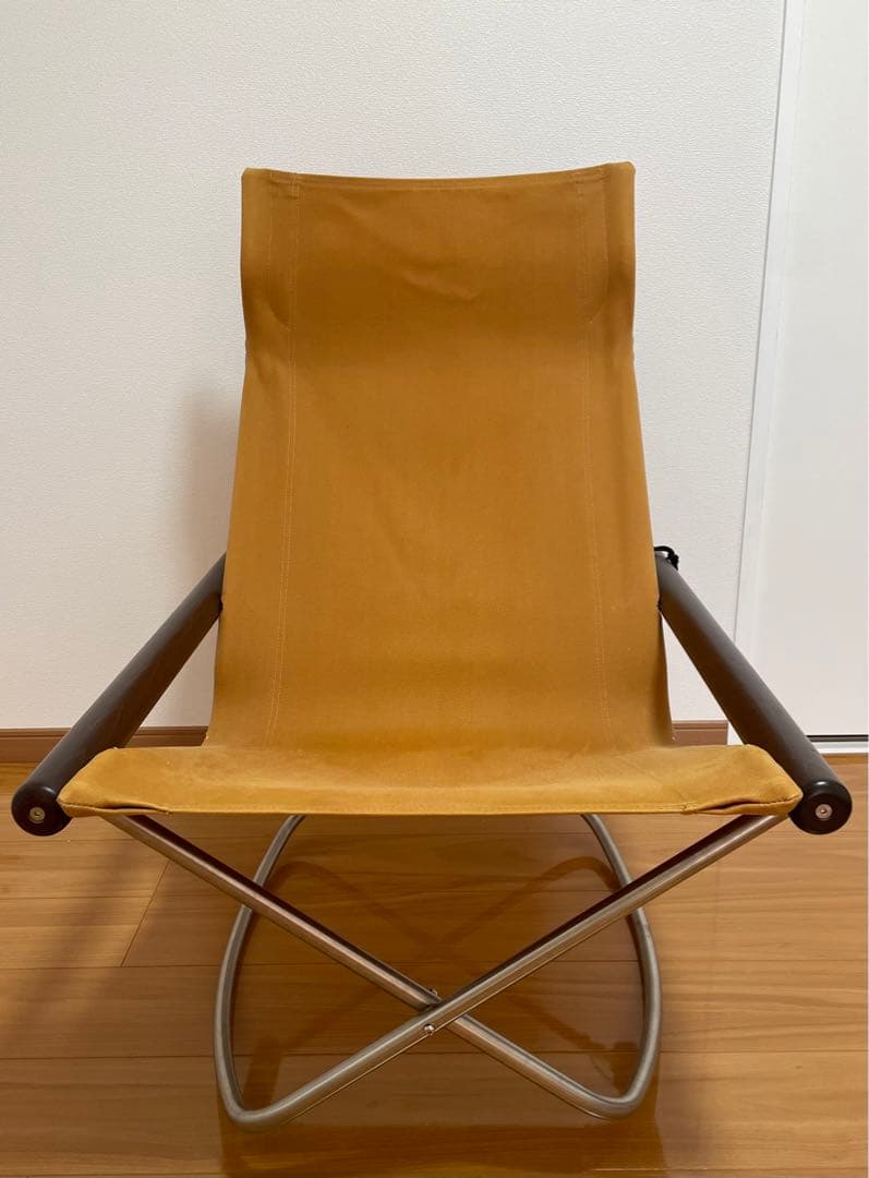 ニーチェアX ロッキング Nychair ダークブラウン　キャメル