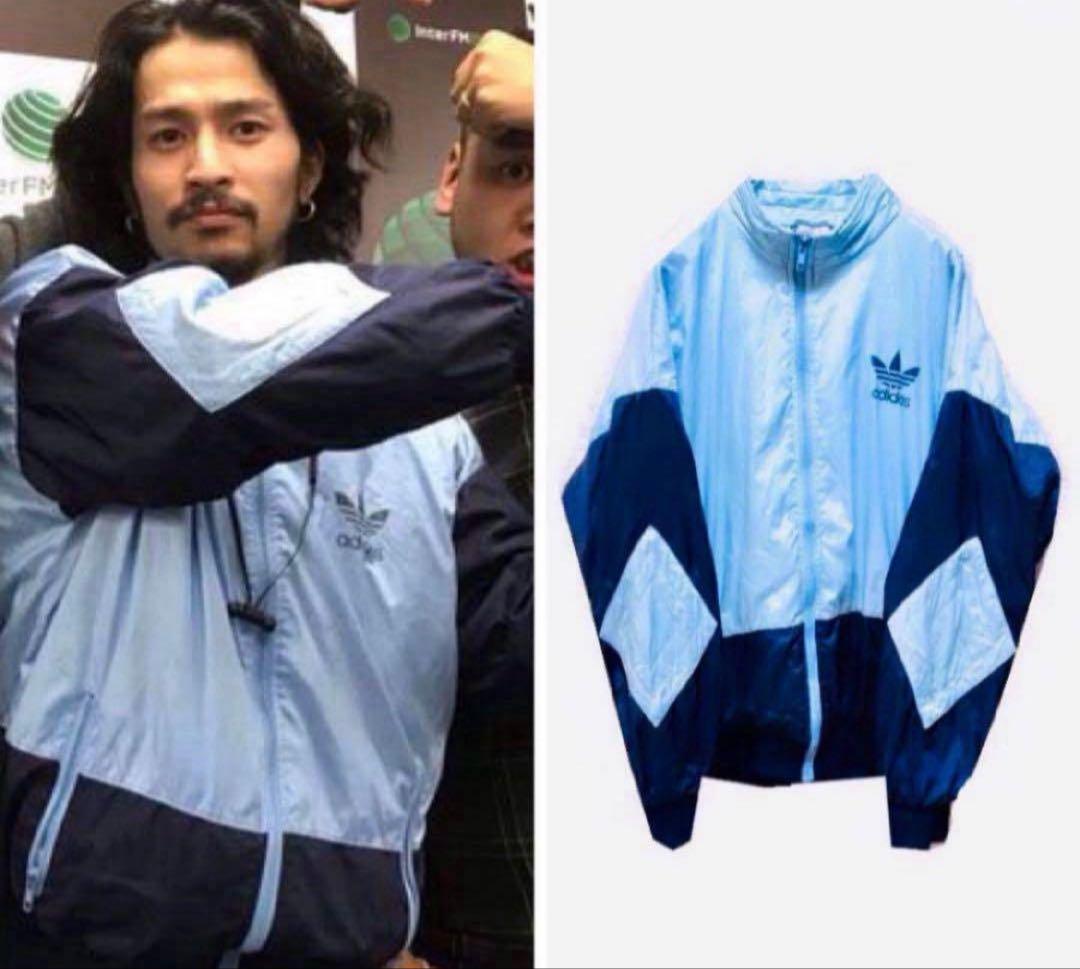 同色同型 adidas 90s ナイロンジャケット