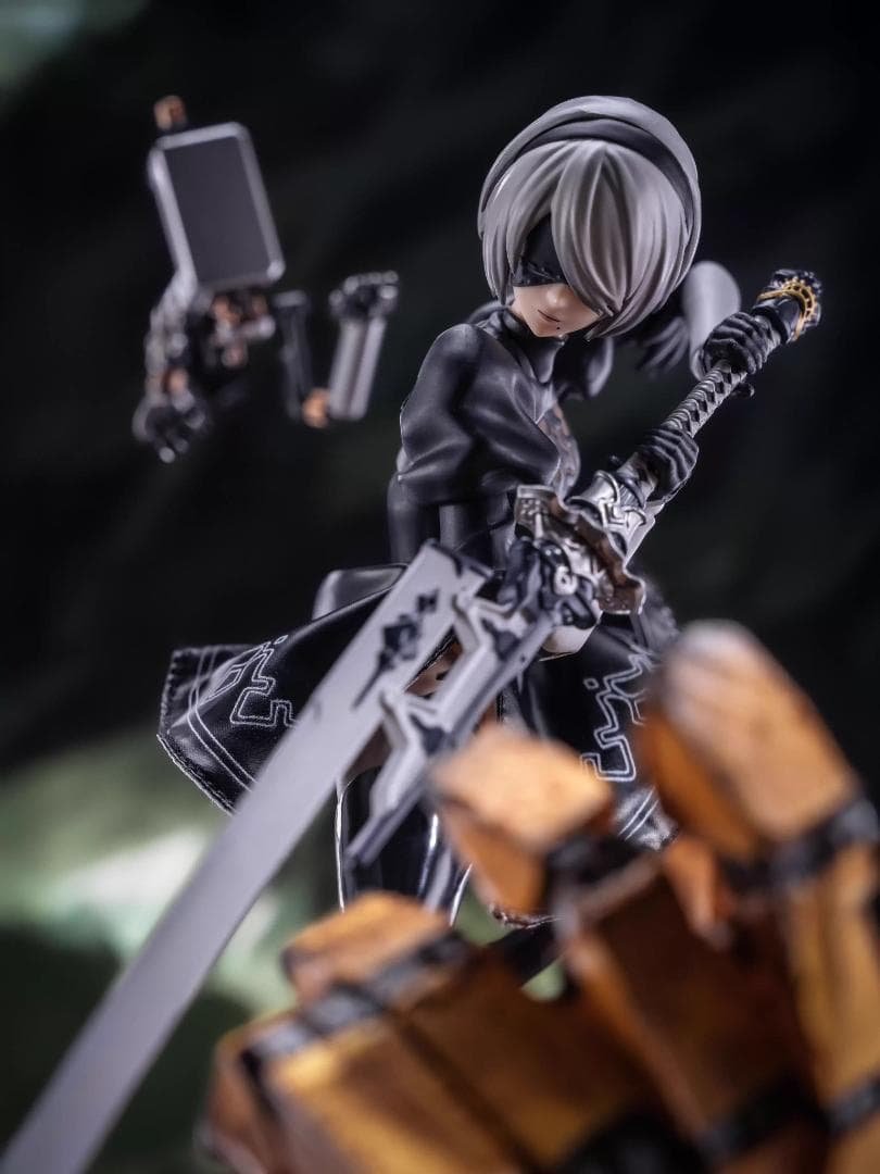 figma 2B（ヨルハ二号B型）用スカート 布製 可動UP 本体なし - メルカリ