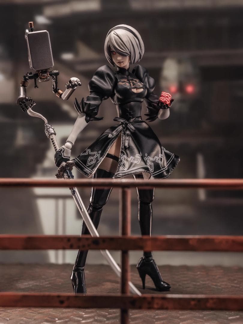 figma 2B（ヨルハ二号B型）用スカート 布製 可動UP 本体なし - メルカリ