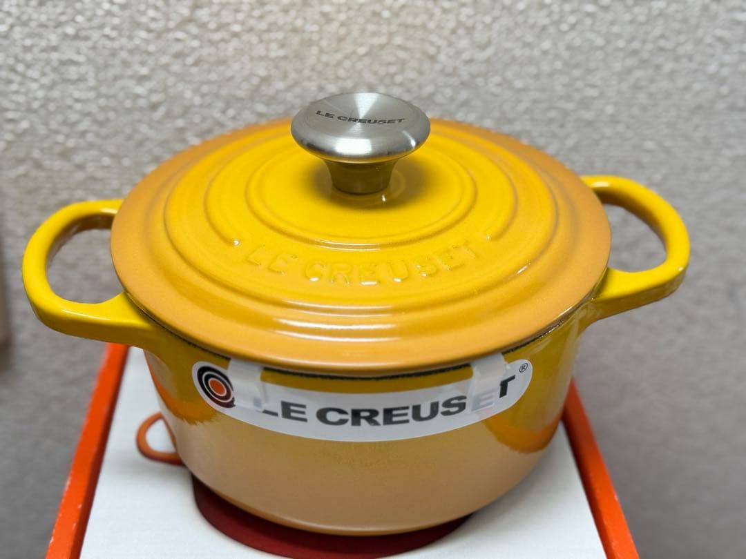 【新品】ルクルーゼ ココットロンド 16cm ネクター　両手鍋