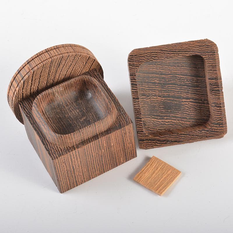 茶道具 畑幸春作 鉄刀木 水車香合 共箱 V R6358 - メルカリ