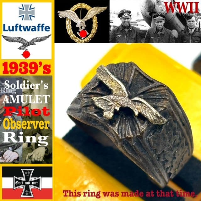 1939’s★ドイツ国防空軍★アイアンクロス・イーグルリング★パイロット&観測員