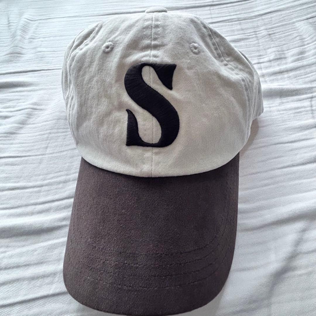 SATUR セター キャップ 韓国 ベージュ/カーキ バイカラー M109220713