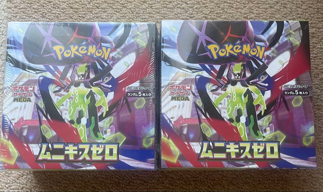 ポケモンカードゲーム ムニキスゼロ 4box (シュリンク付)