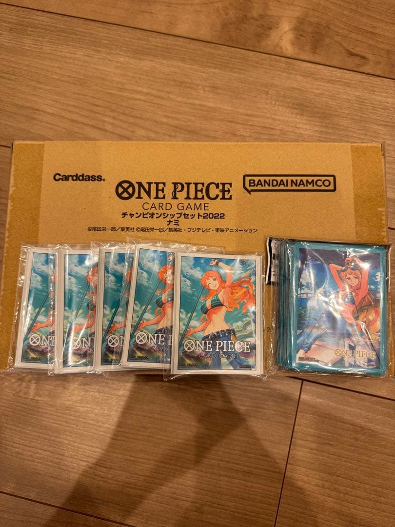 ナミ 公式スリーブ 10枚入り 5セット プレイマット　スリーブ70枚入り