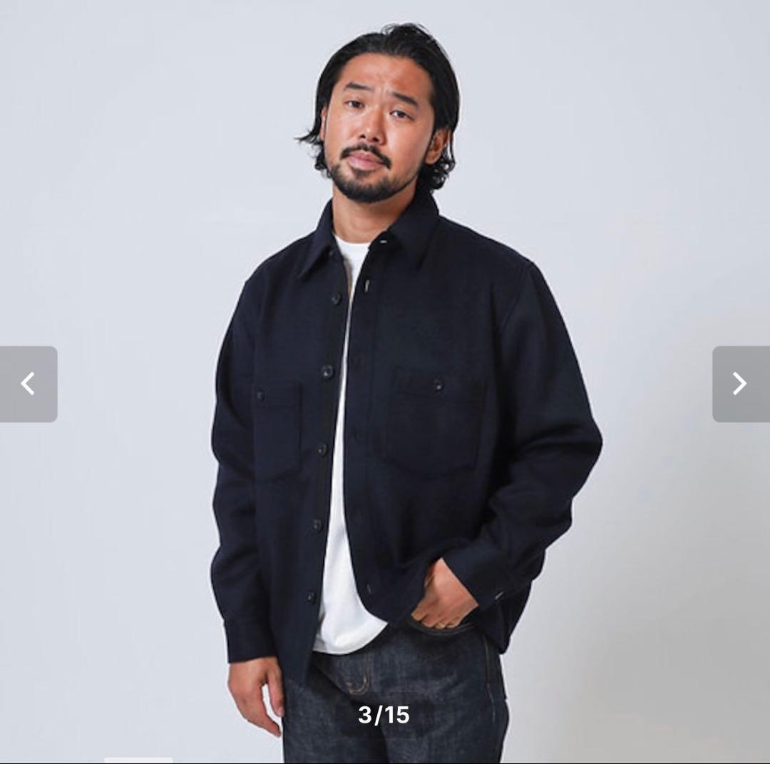 トップス KAJA RE:NEWOOL CPO JACKET navy