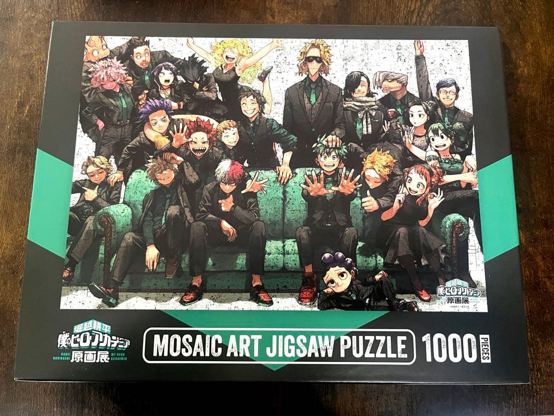 僕のヒーローアカデミア 原画展 1000ピースジグソーパズル 僕のヒーローアカデミア ヒロアカ 原画展 モザイクアートパズル 1000