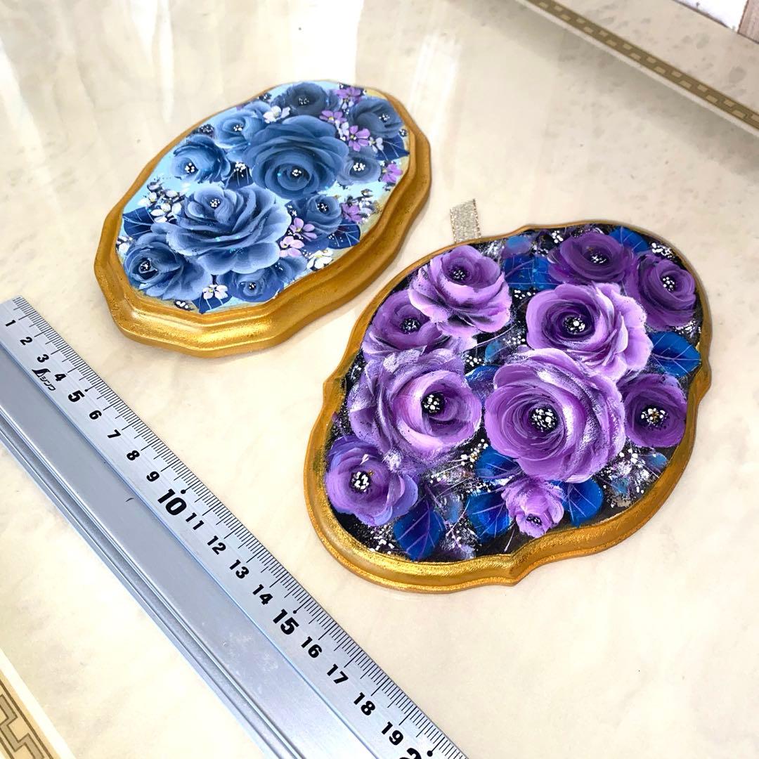 ローズプレート ボールペン 薔薇 手描き トールペイント - メルカリ