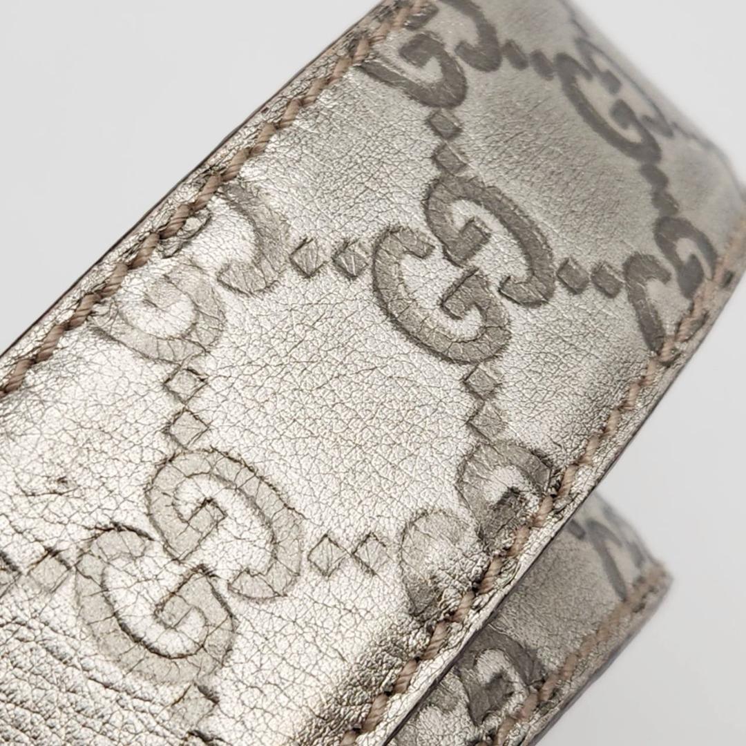 グッチ ベルト W80cm シマレザー インターロッキング メンズ