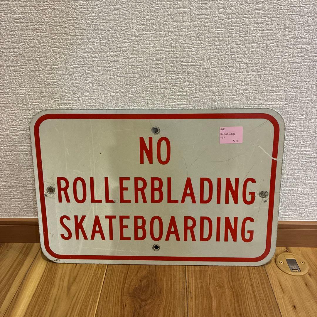 アメリカ　標識　アンティーク