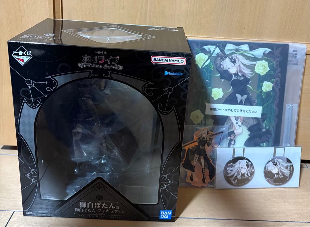 一番くじ　ホロライブ　獅白ぼたん フィギュア アクリルボード アクリルスタンド