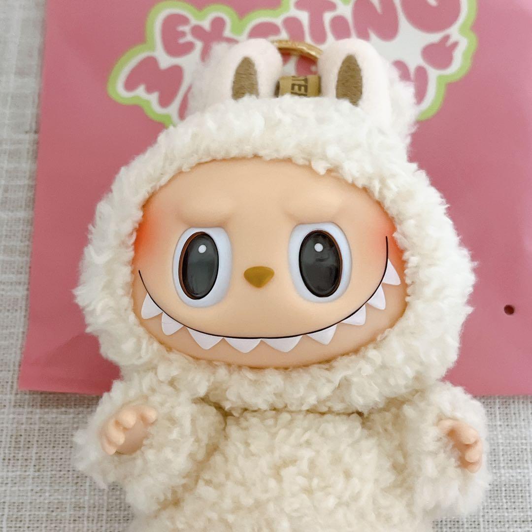 ラブブ Labubu 白 マカロン ソイミルク soymilk POPMART - メルカリ