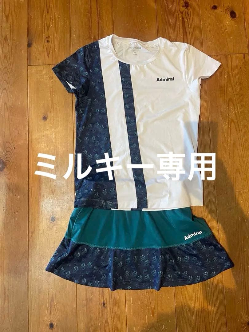Admiral テニスウェア セットアップM Admiral テニスウェア セットアップ Lサイズ - メルカリ