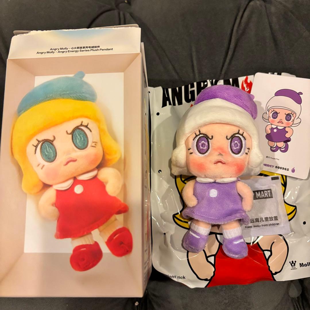 新品未使用】POPMART Angry Molly ぬいぐるみペンダント - メルカリ