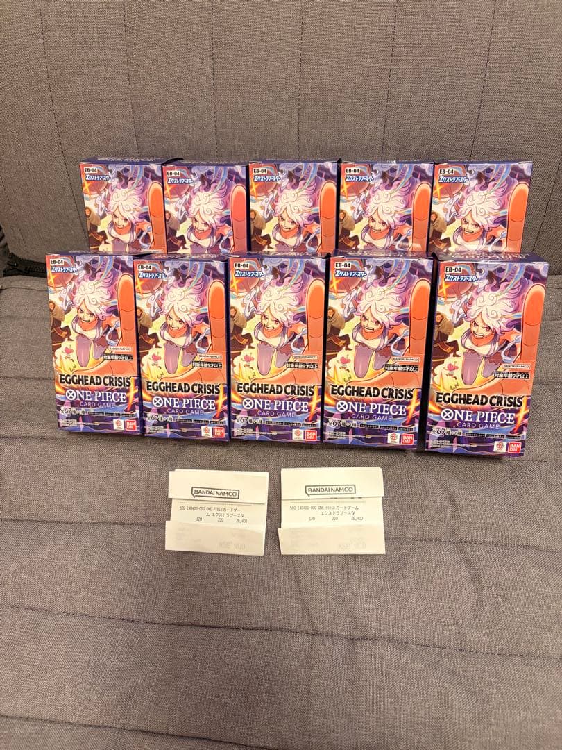 ONE PIECE カードEGGHEAD CRISIS 10BOX