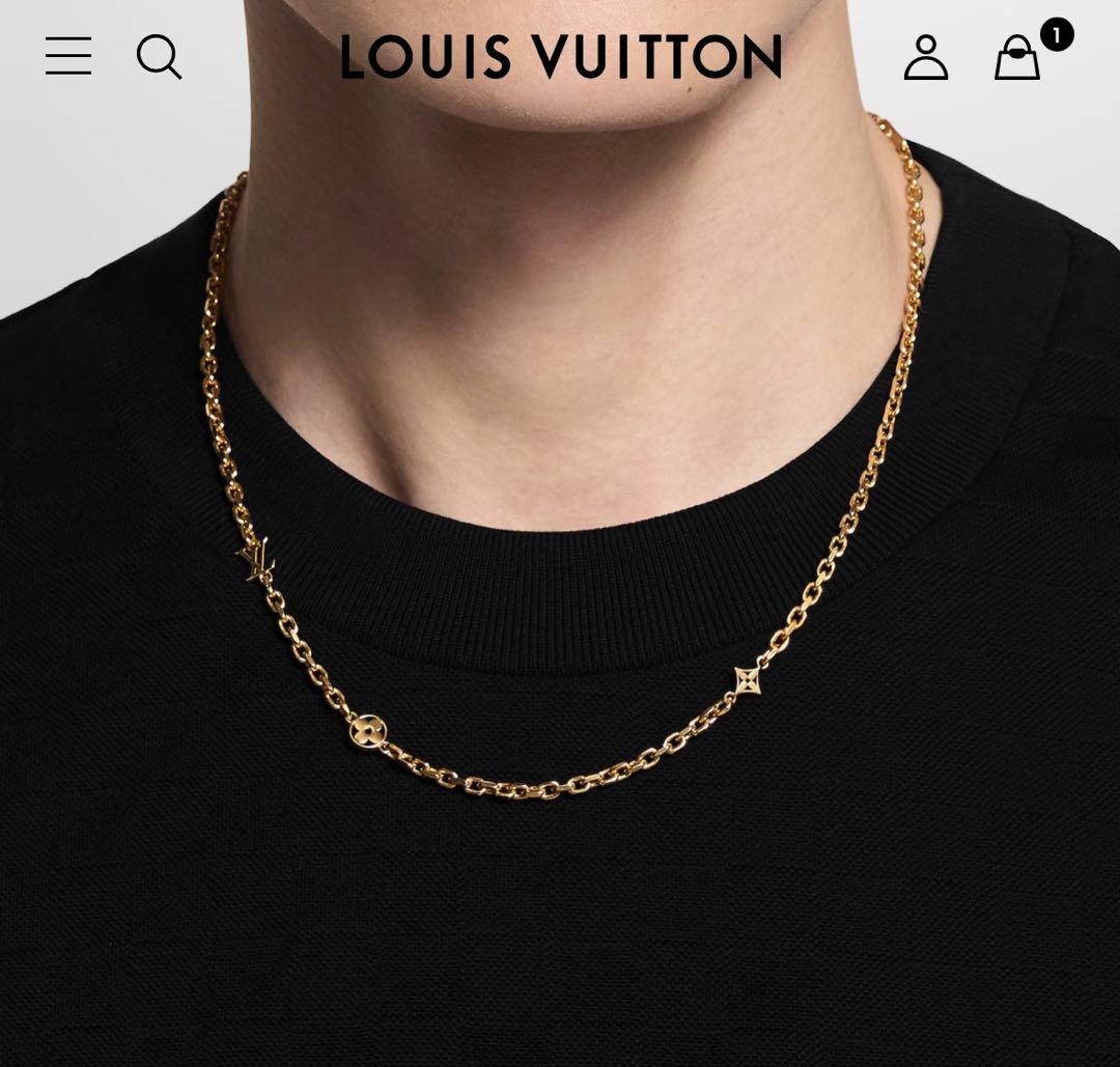 【新品未使用】ルイヴィトンlvユアーズネックレス すぐ届く＊国内発送＊【Louis Vuitton】チェーン・LV ユアーズ (Louis