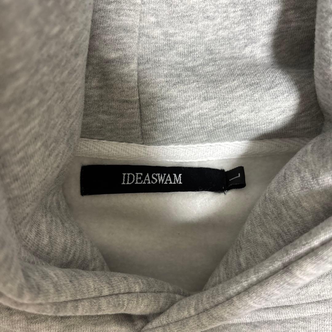 イデアスワム ideaswam グレー パーカー hoodie Lサイ - メルカリ