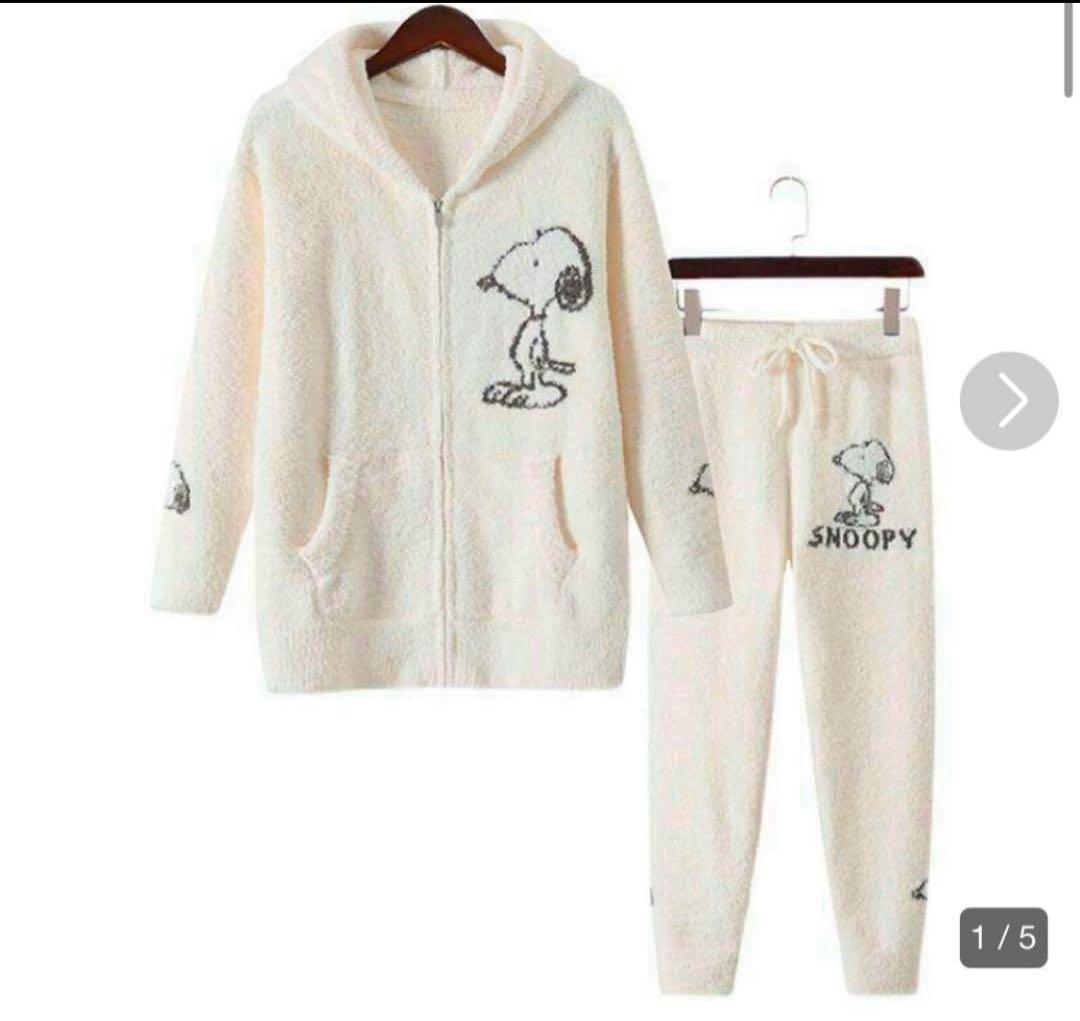 gelato pique ジェラートピケ スヌーピー ルームウェア 上下セット