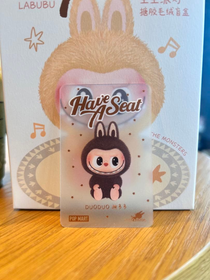 Secret LABUBU have a seat DUODUO シークレット - メルカリ