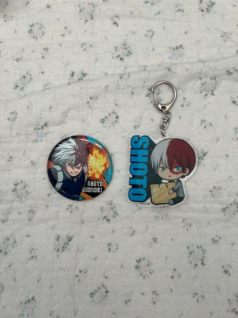 轟焦凍 アクリルキーホルダー バッジ セット - メルカリ