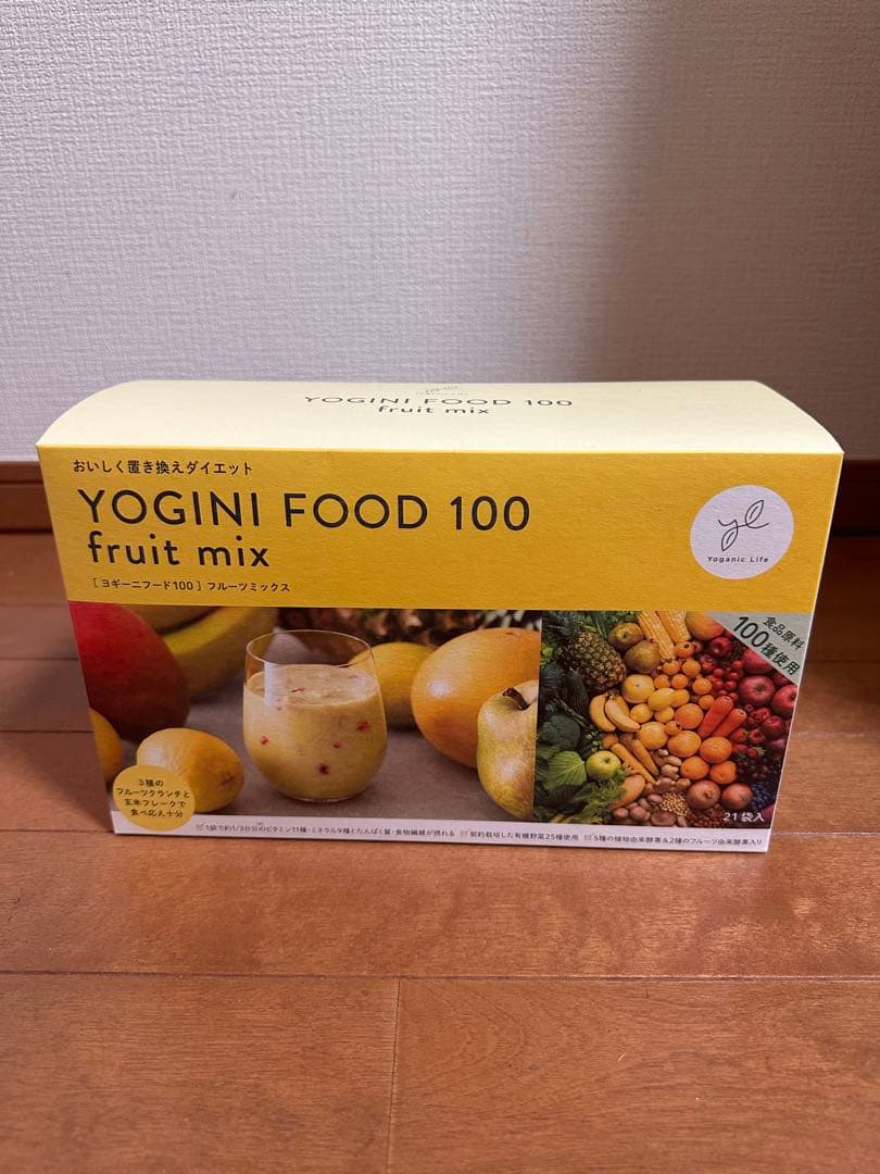 ダイエットドリンク YOGINI FOOD 100 fruit mix 180g